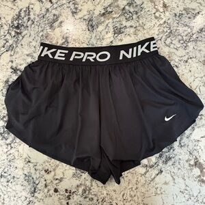 Nike Pro Dri-FIT 2-in-1 Shorts, big kids